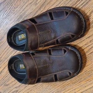 RJ colt built for life brown leather sandal 8m